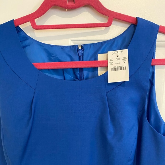 J Crew Royal Blue Work Dress - Picture 2 of 4